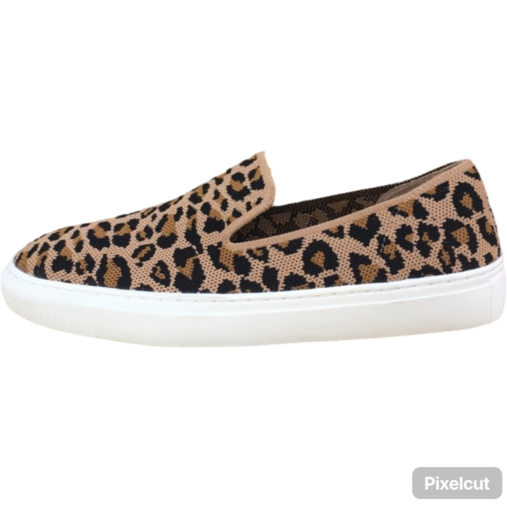 Steven by Steve Madden Kelsea Leopard Print Slip-On Sneakers Size 8.5 - Picture 8 of 10